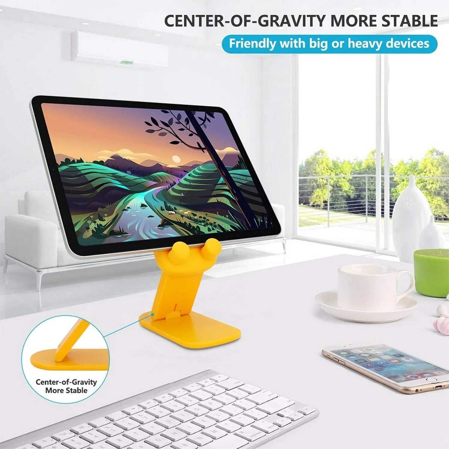 0216 Cute Cartoon Design Multi-Angle Adjustable Foldable Mobile Stand