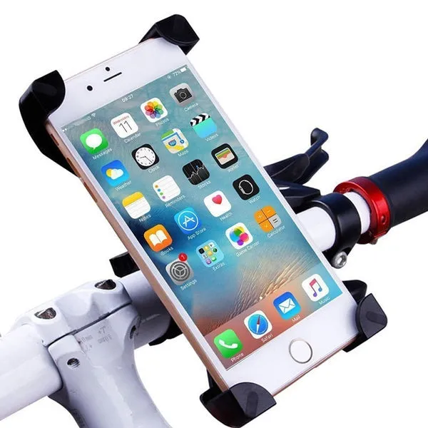 1456 Bike Phone Mount Anti Shake and Stable Cradle Clamp with 360° Rotation