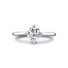 14K White Gold 'Wren' Solitaire Engagement Ring