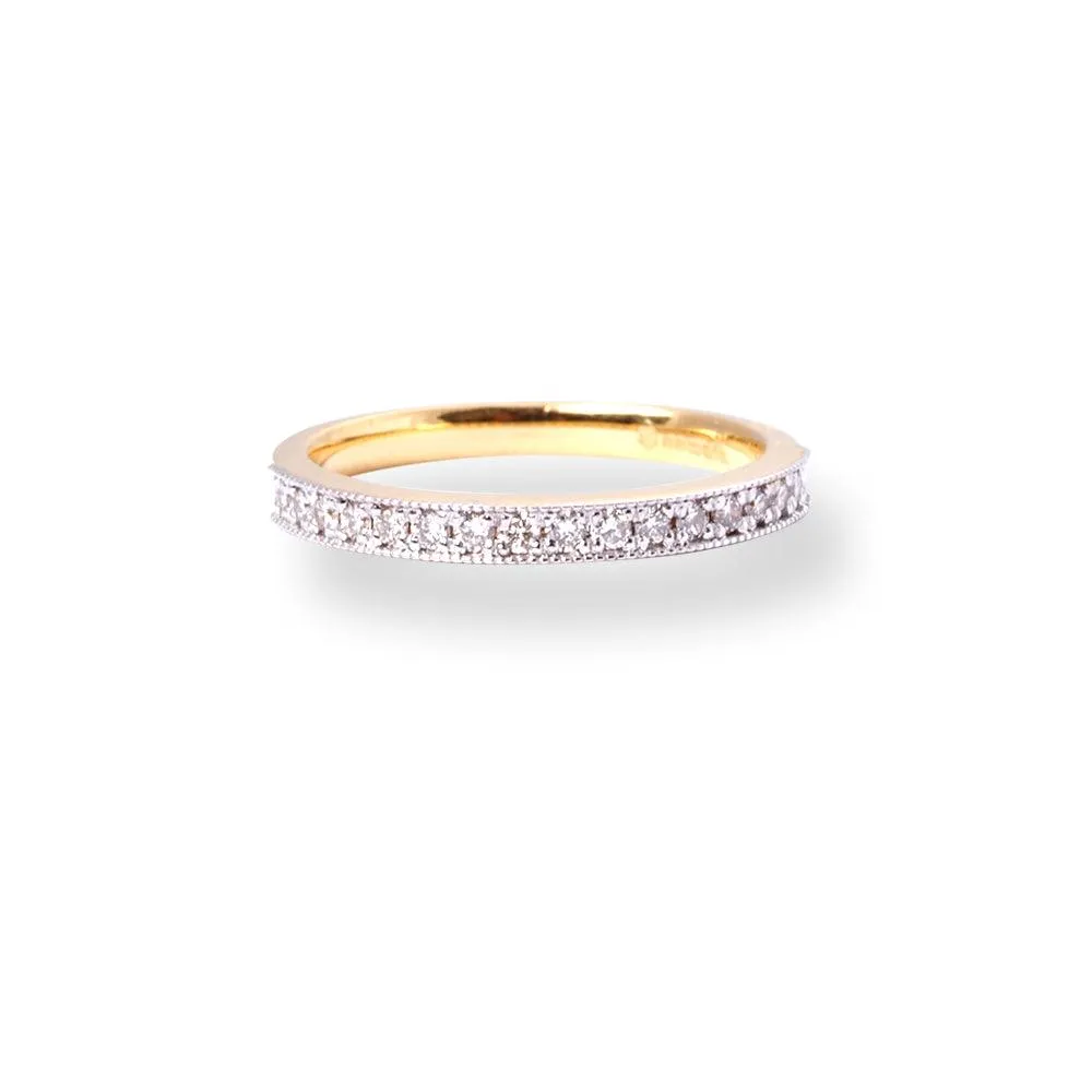 18ct Yellow Gold Diamond Half-Eternity Band LR-6693