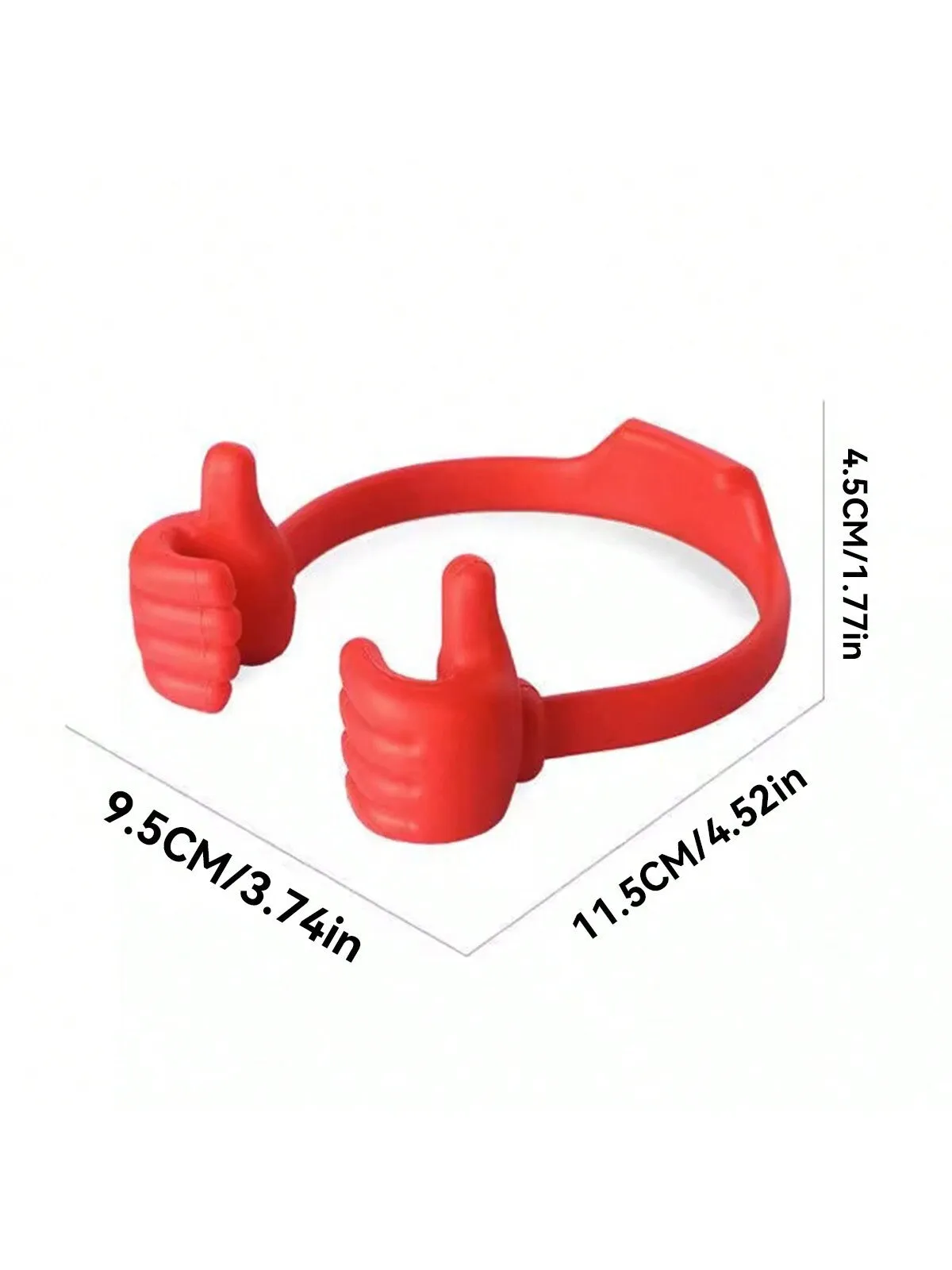 1pc Thumb Shaped Flexible Phone & Tablet Stand, Universal Mobile Phone Holder, Enjoy Movies And More On Your Phone In Bed