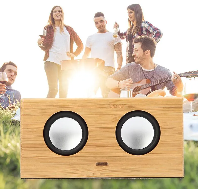 2 in1 wooden wireless charger with speaker