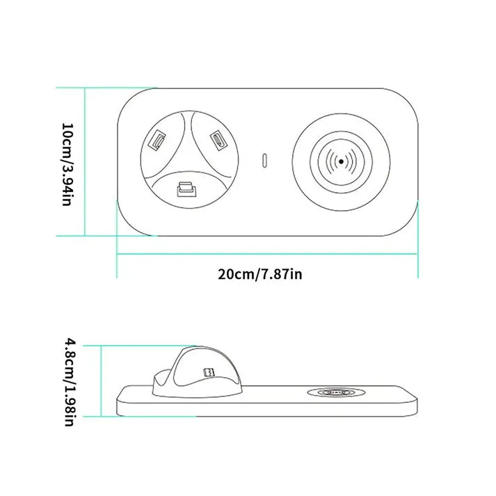 3 In 1 Multi Function Wireless Charger