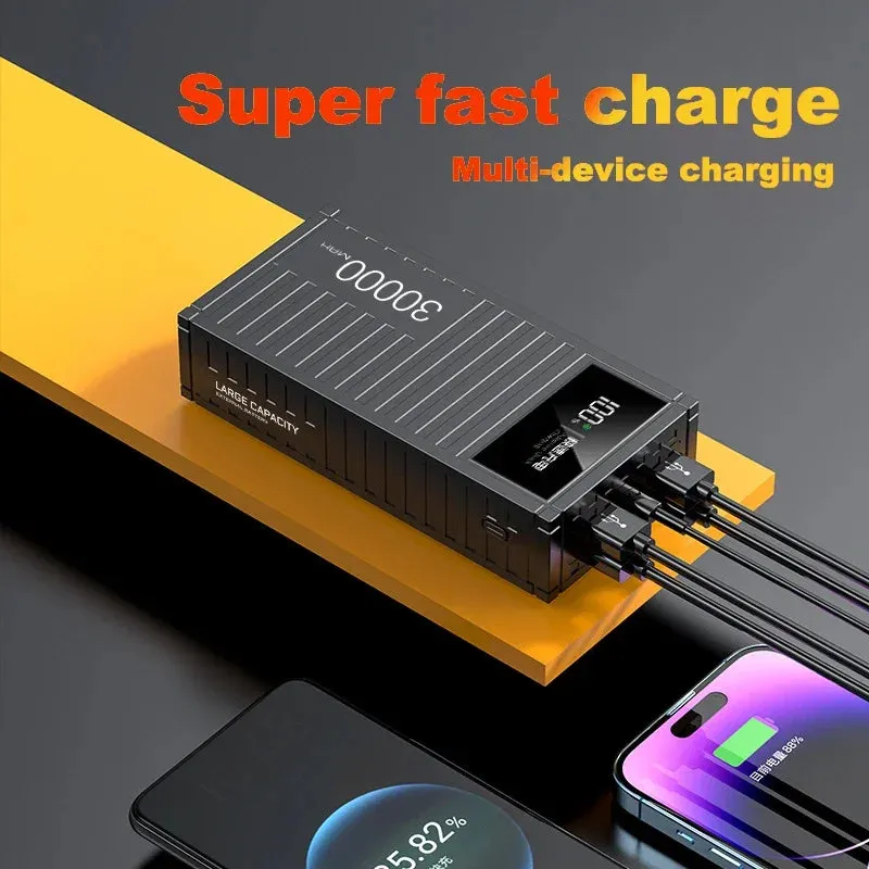 66W 50000Mah Power Bank Container Super Fast Charging Portable Powerbank