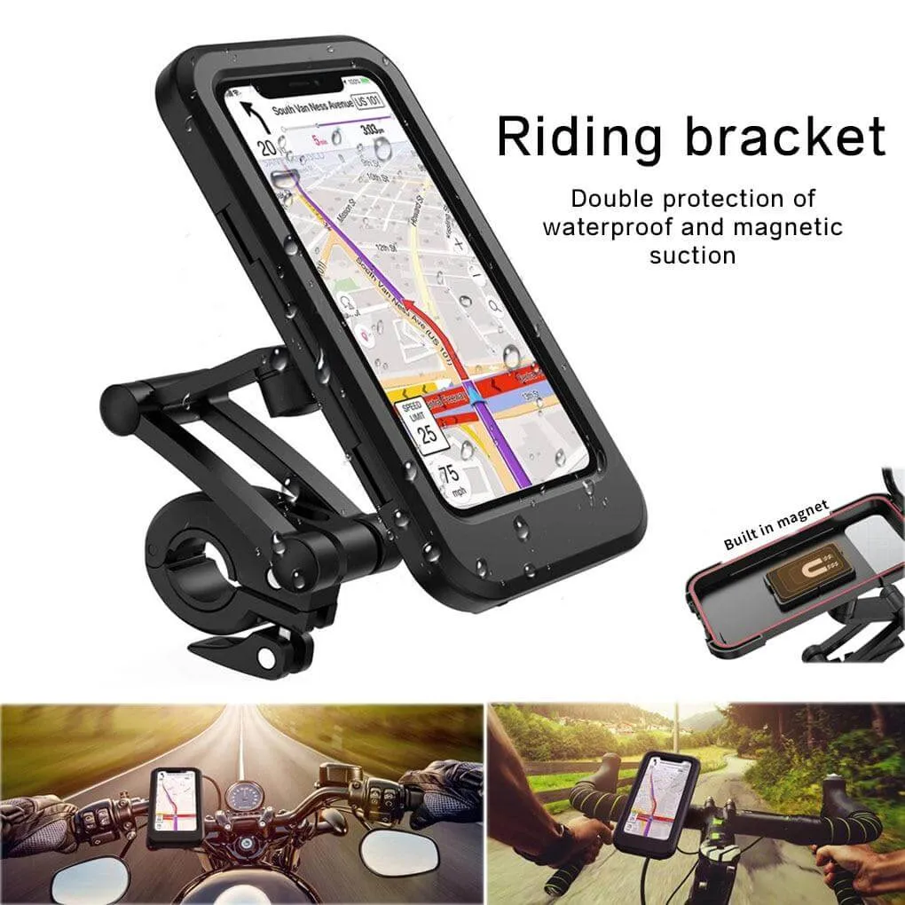 Adjustable Waterproof Bicycle Phone Holder