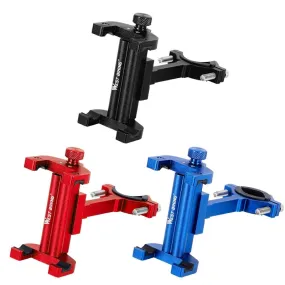 Aluminum Alloy Bike Mobile Phone Holder Adjustable Bicycle Phone Holder Non-slip MTB Phone Stand Cycling Accessories