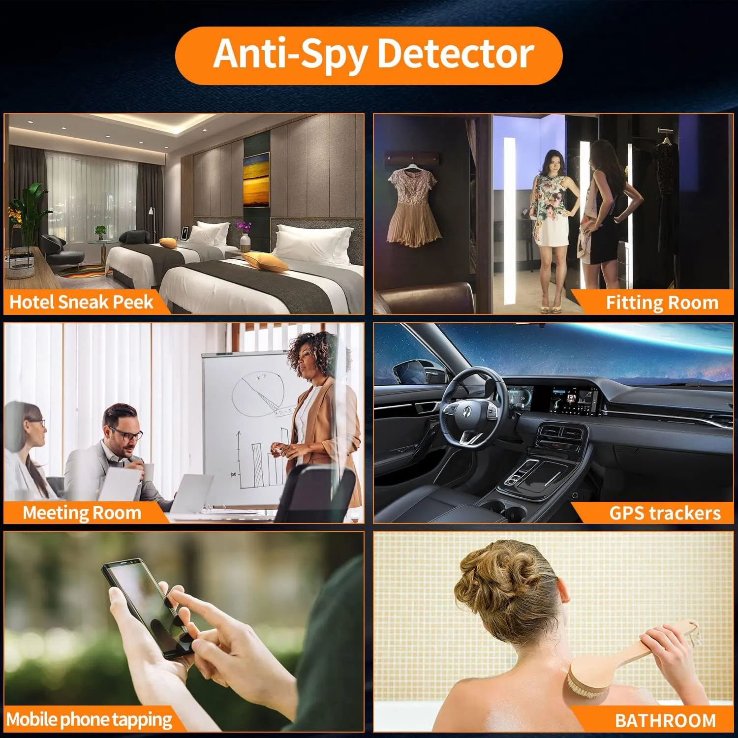 Anti-Monitoring Scan Tracker Detector Hidden Camera Detectors