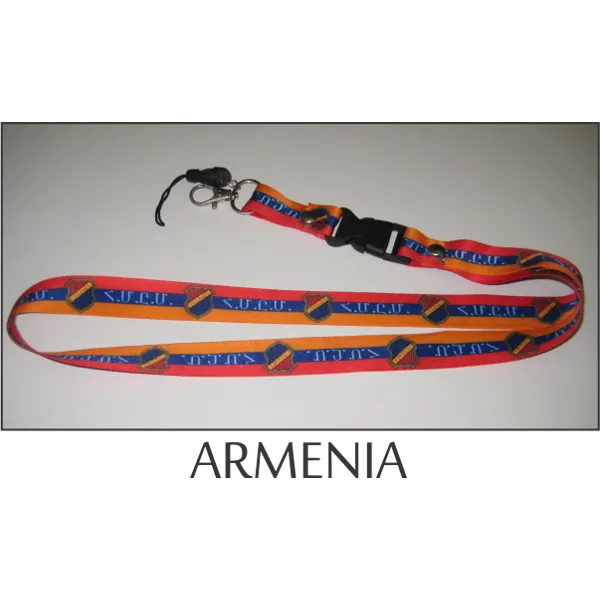 Armenia Flags Lanyard