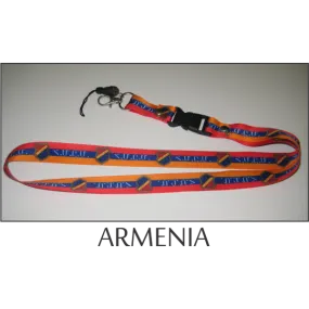 Armenia Flags Lanyard