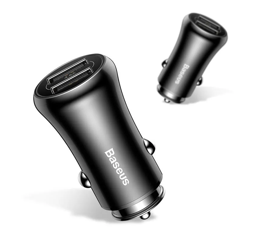 Baseus Gentleman 4.8A Dual USB Car Charger