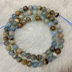 Blue Natural Calcite Beads