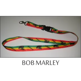 Bob Marley Flags Lanyard