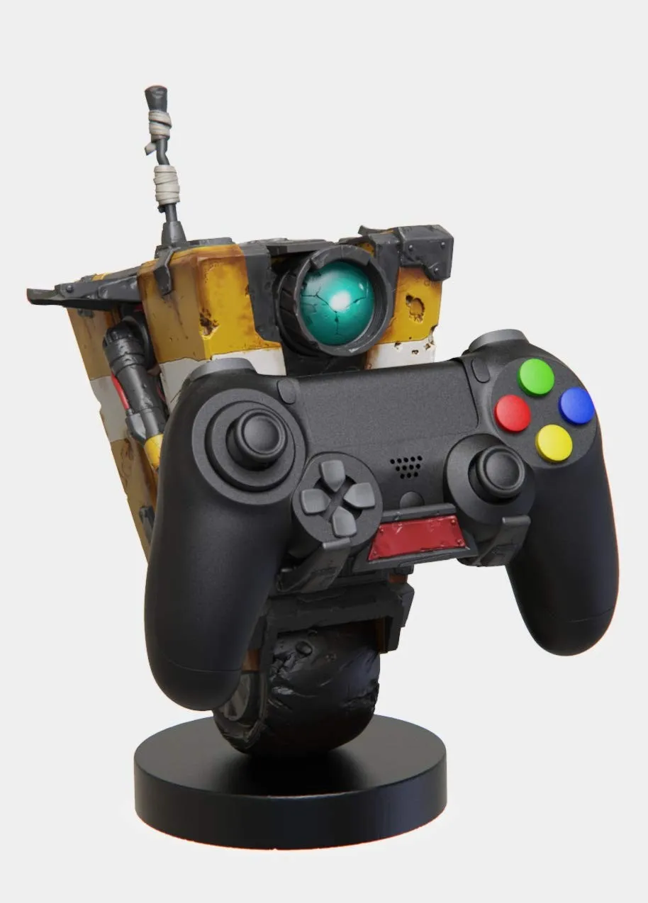 Borderlands Collectable Claptrap 8 Inch Cable Guy Controller and Smartphone Stand