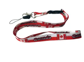 Canada Flags Lanyard