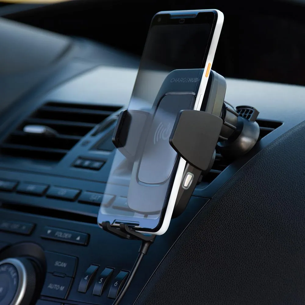 ChargeHub Auto Phone Mount & Wireless Charger