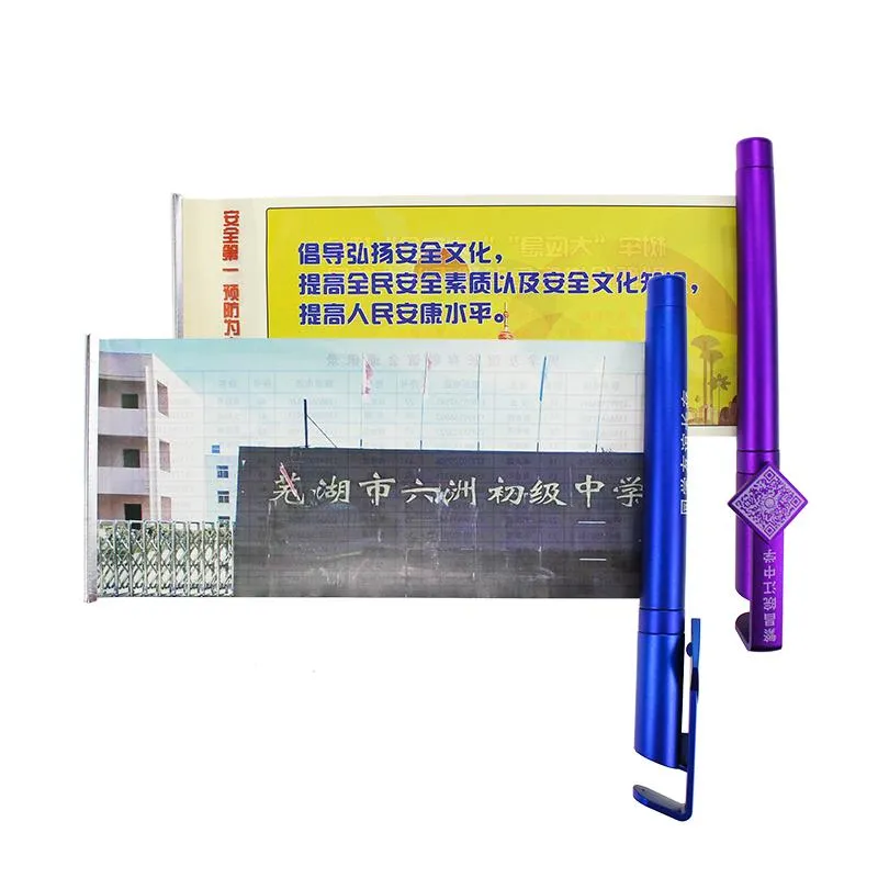 Clicker Gel Pen with Mobile Phone Holder