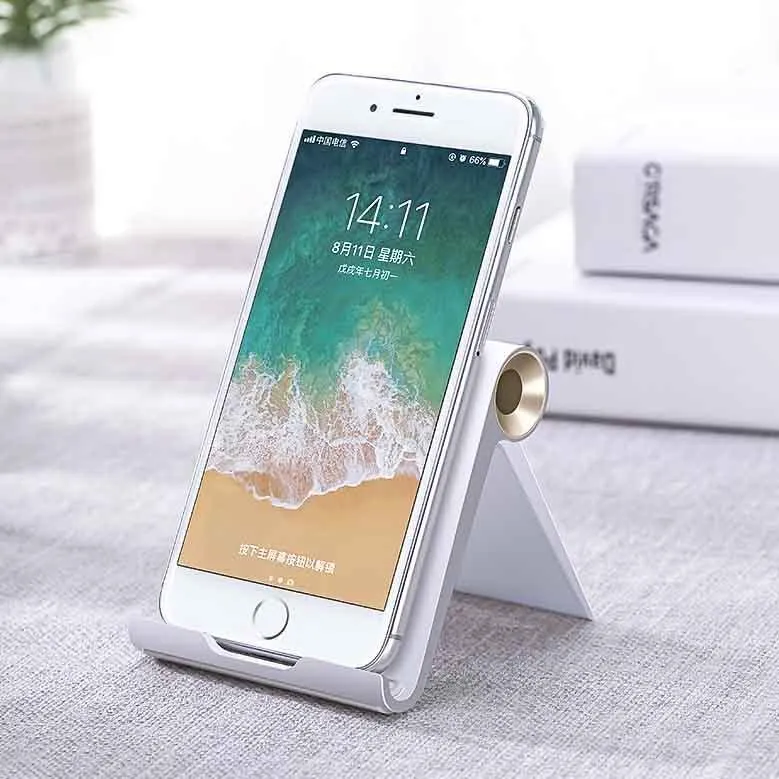 Creative folding phone holder