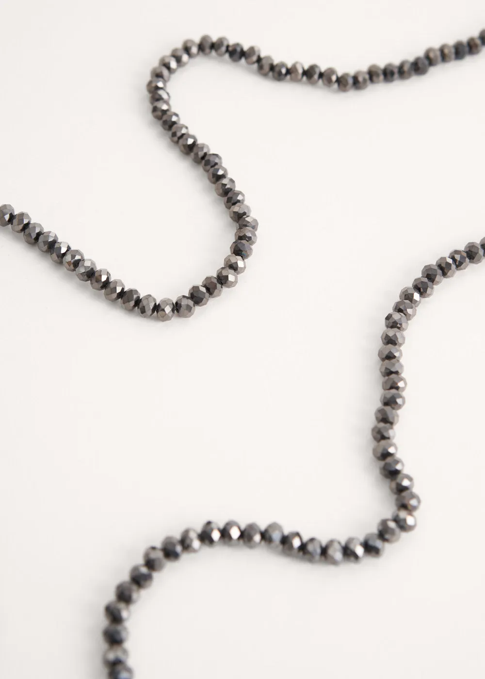 CRYSTAL LANYARD - CHARCOAL