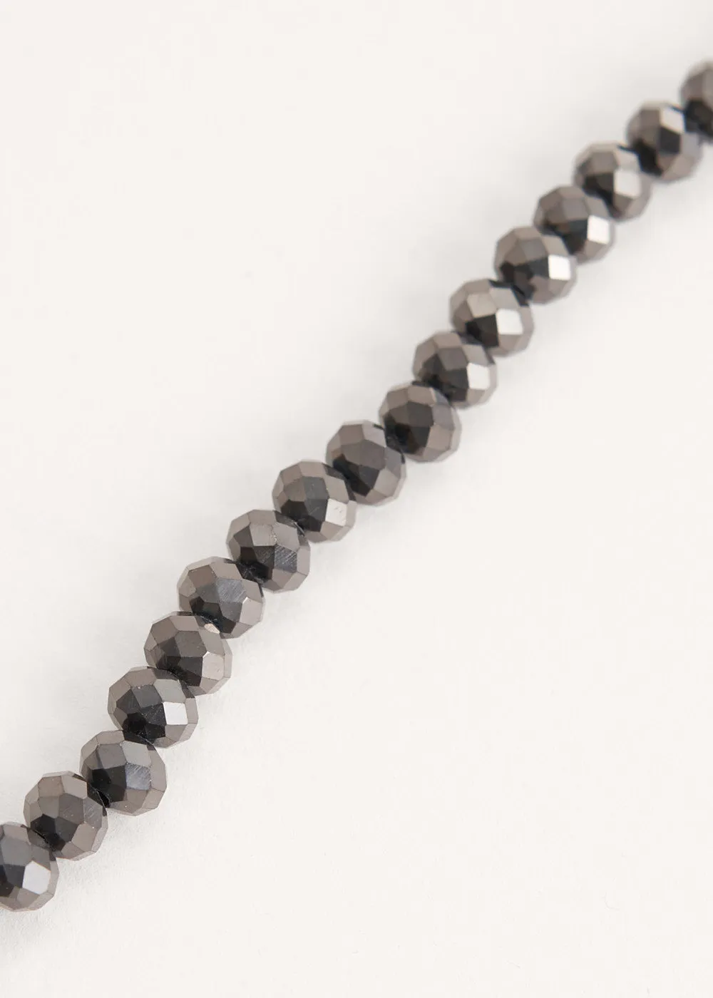 CRYSTAL LANYARD - CHARCOAL