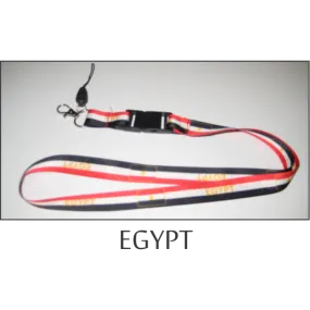 Egypt Flags Lanyard