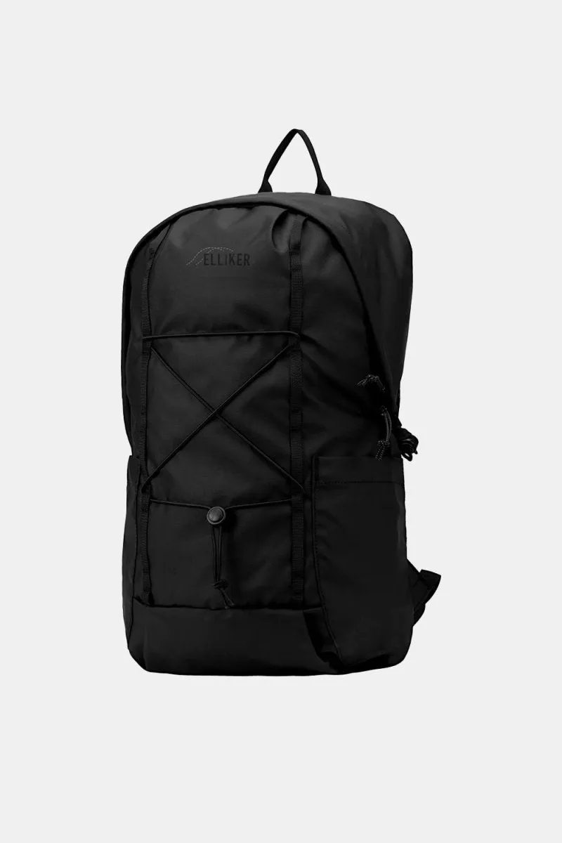 Elliker Kiln Hooded Zip Top Backpack 22L (Black)