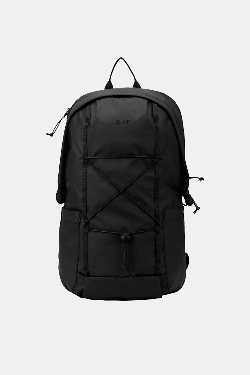 Elliker Kiln Hooded Zip Top Backpack 22L (Black)