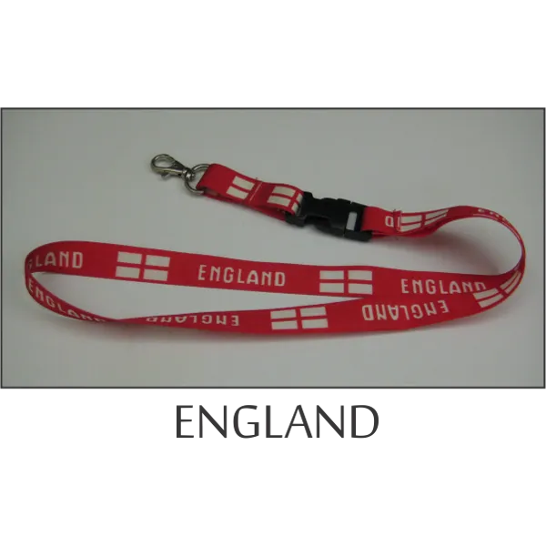 England Flags Lanyard