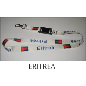 Eritrea Flags Lanyard