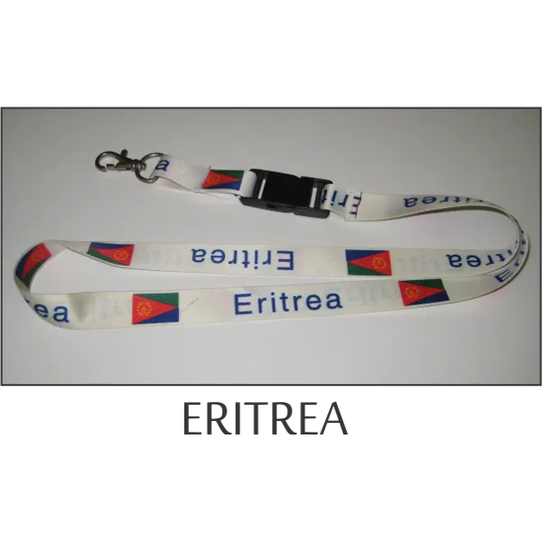 Eritrea Flags Lanyard