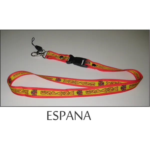 Espana Flags Lanyard