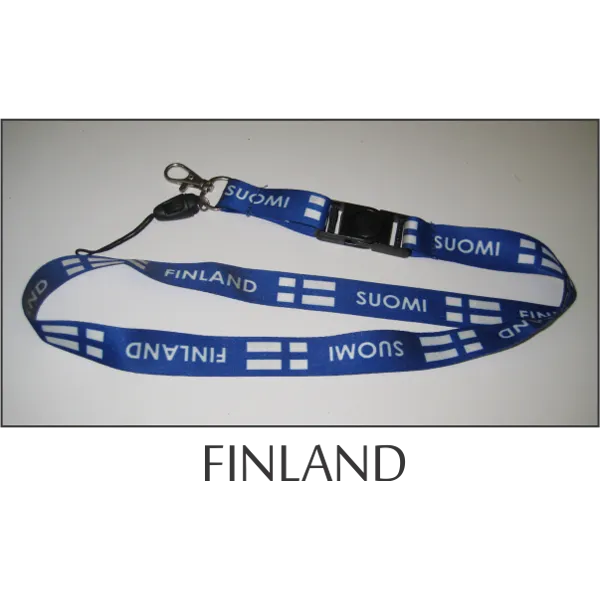 Finland Flags Lanyard