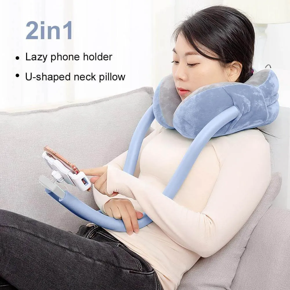 Flexible Phone Holder Neck Pillow