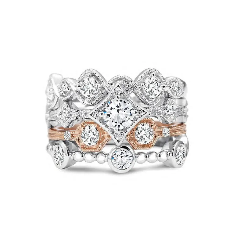 Forevermark Tribute™ On Point Diamond Stack Band