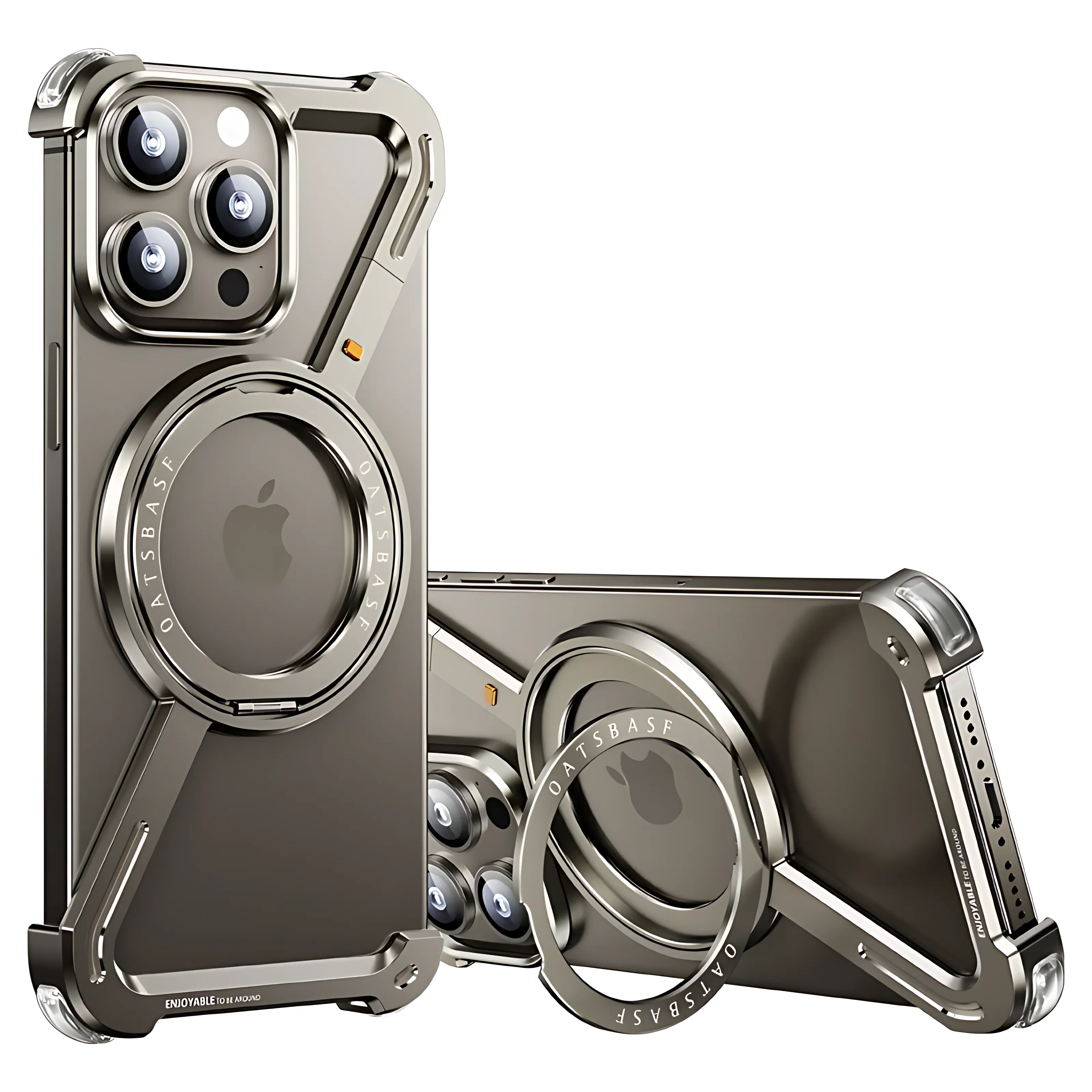 Frameless Metal Z-Force Armor Stand Magnetic Case