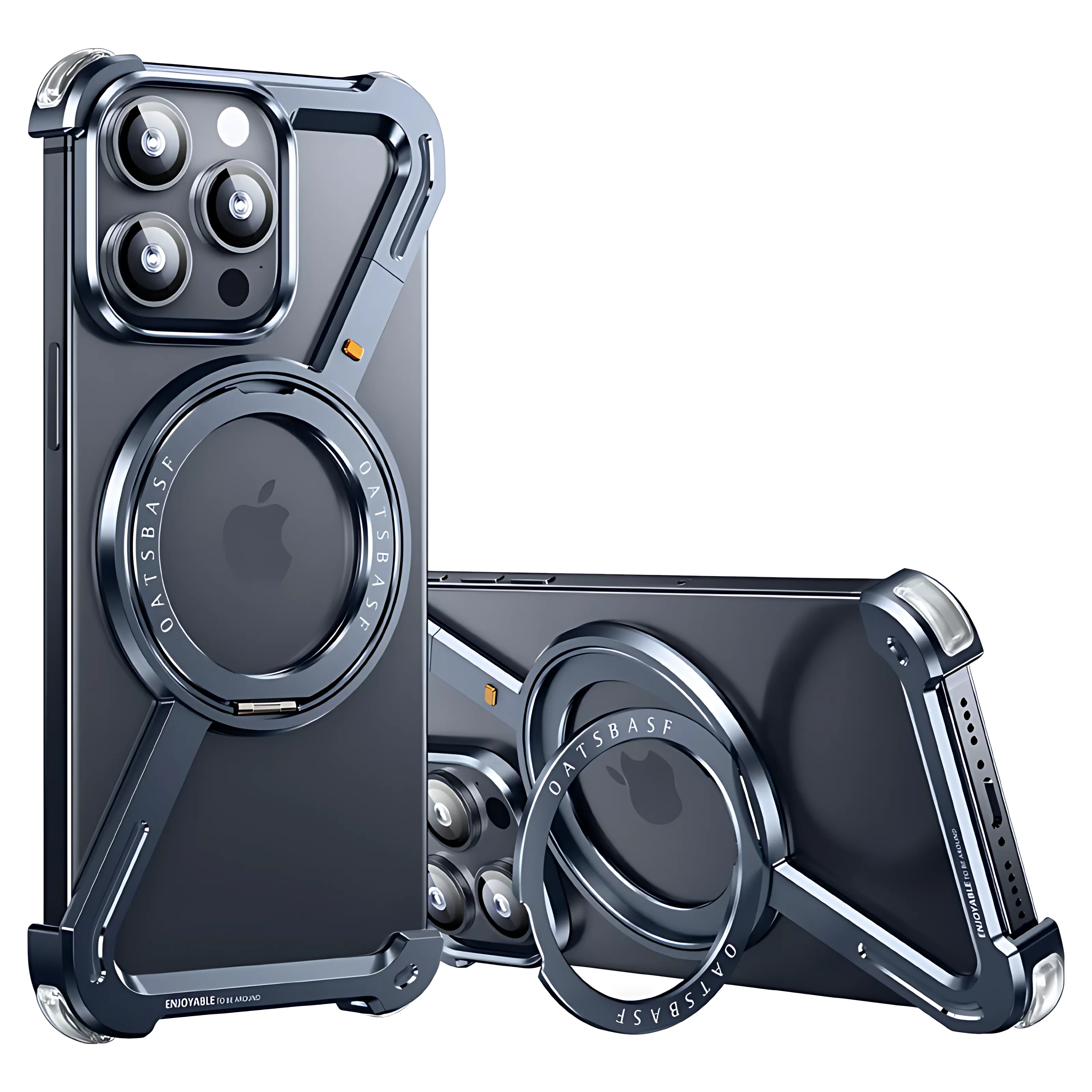 Frameless Metal Z-Force Armor Stand Magnetic Case