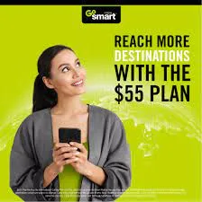 Go Smart Mobile Phone combo #1 = Sam Note 9 128GB A-Stcck Unlock   Go Smart Sim   $55 Plan   New Number