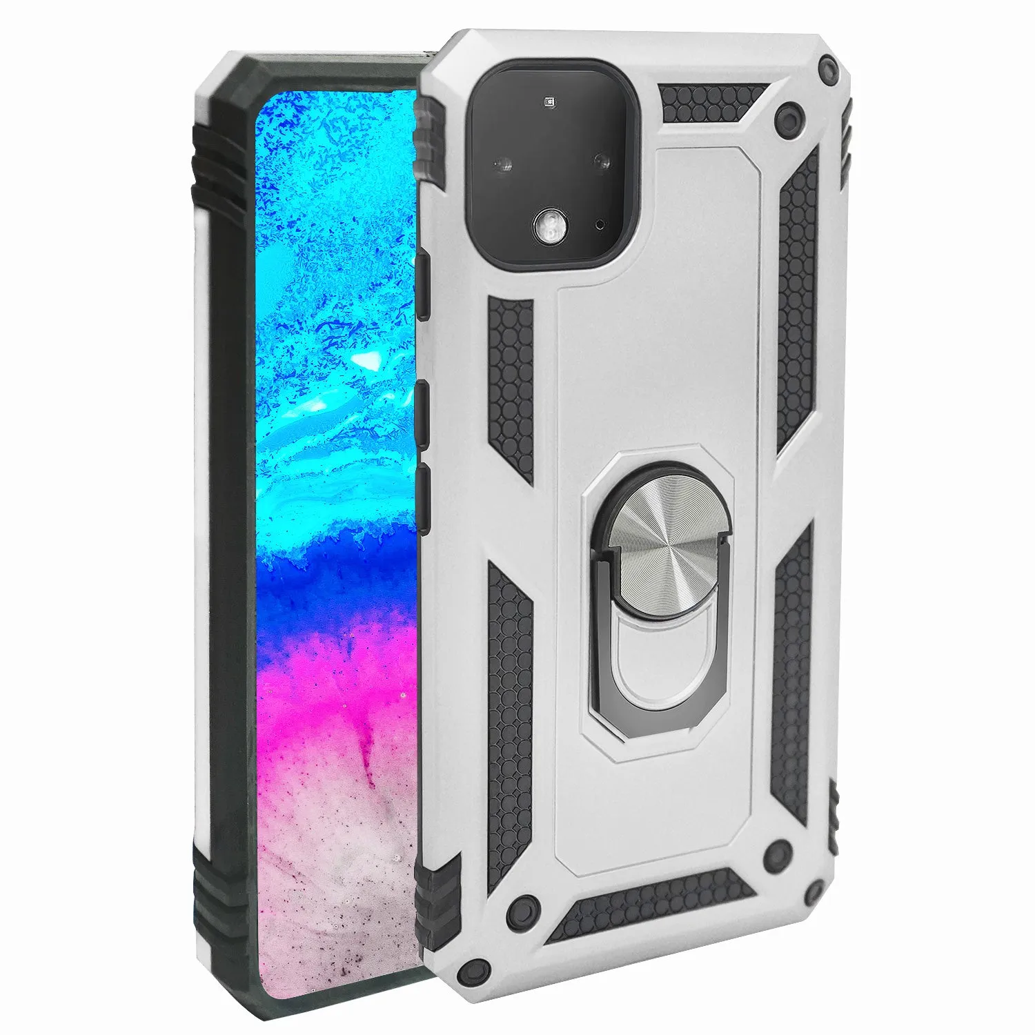 Google Pixel 4 XL Case - Heavy-Duty, Ring Holder