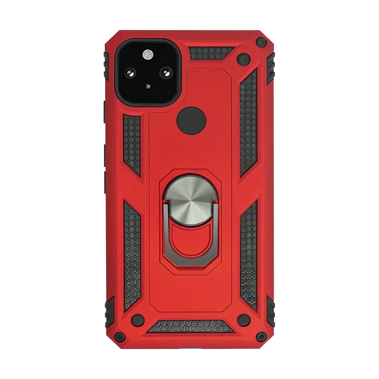 Google Pixel 5 Case - Heavy-Duty, Ring Holder