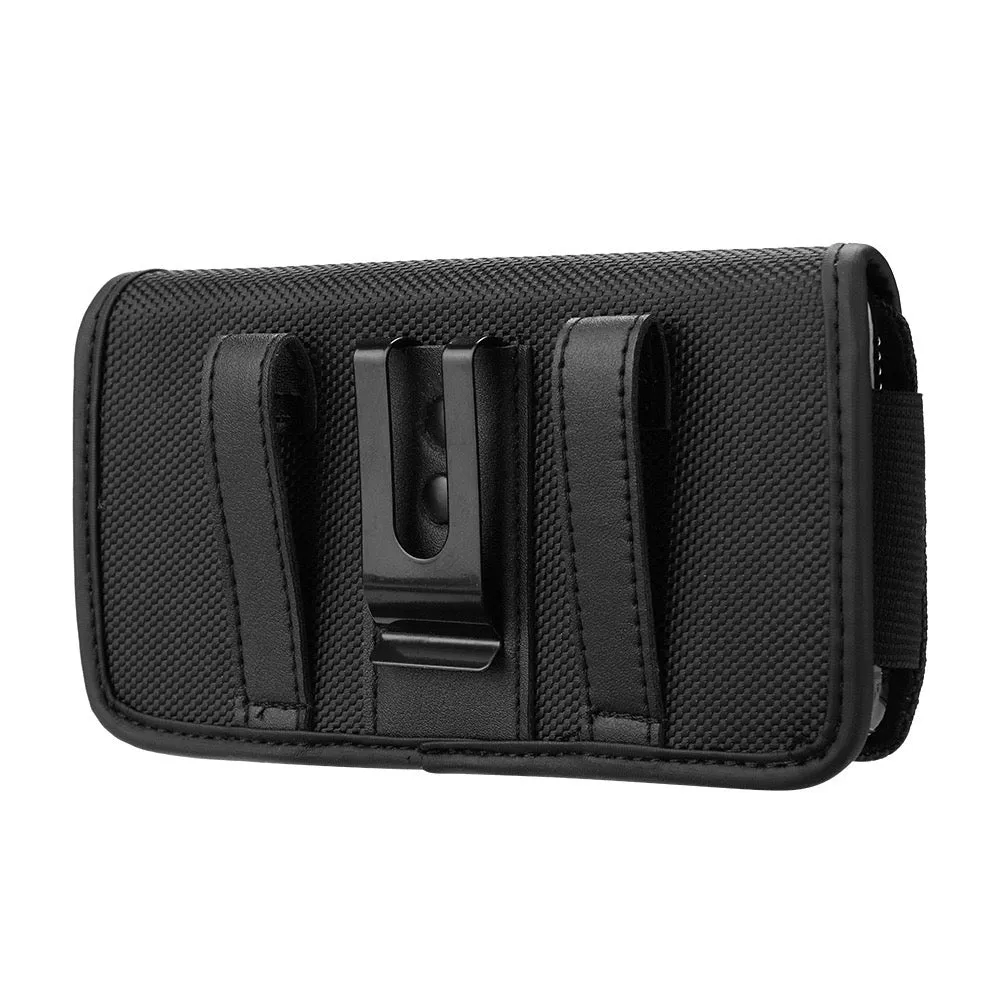 Horizontal Nylon Pouch Holster Case with Belt Clip for Samsung Galaxy A13 5G