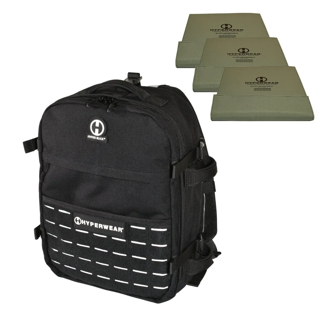 HYPER RUCK® Rucking Backpack | Strength Training and Every Day Carry Bag