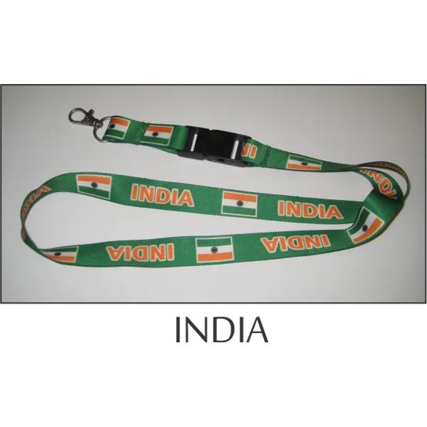 India Flags Lanyard