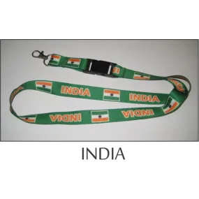 India Flags Lanyard