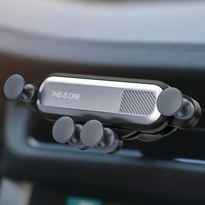 INIU Gravity Car Holder For Phone in Car Air Vent Clip Mount No Magnetic Mobile Phone Holder GPS Stand For iPhone XS MAX Xiaomi