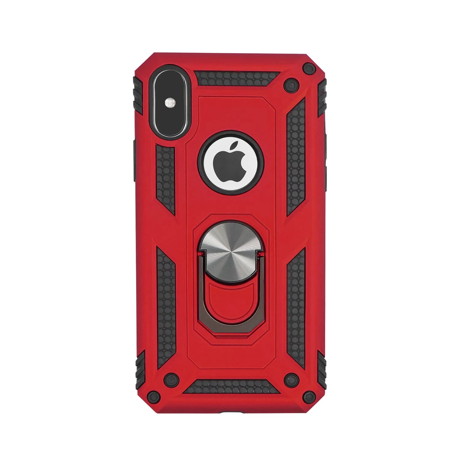 iPhone X /XS Case - Heavy-Duty, Ring Holder