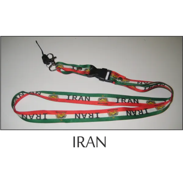 Iran Flags Lanyard