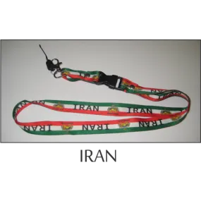 Iran Flags Lanyard