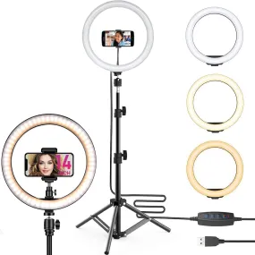 iVoltaa 14" Portable LED Ring Light