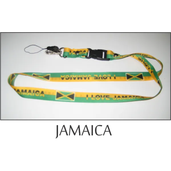 Jamaica Flags Lanyard