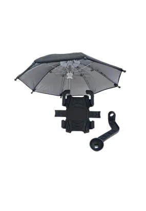 Landmark Motorcycle Mobile Phone Holder with Mini Umbrella