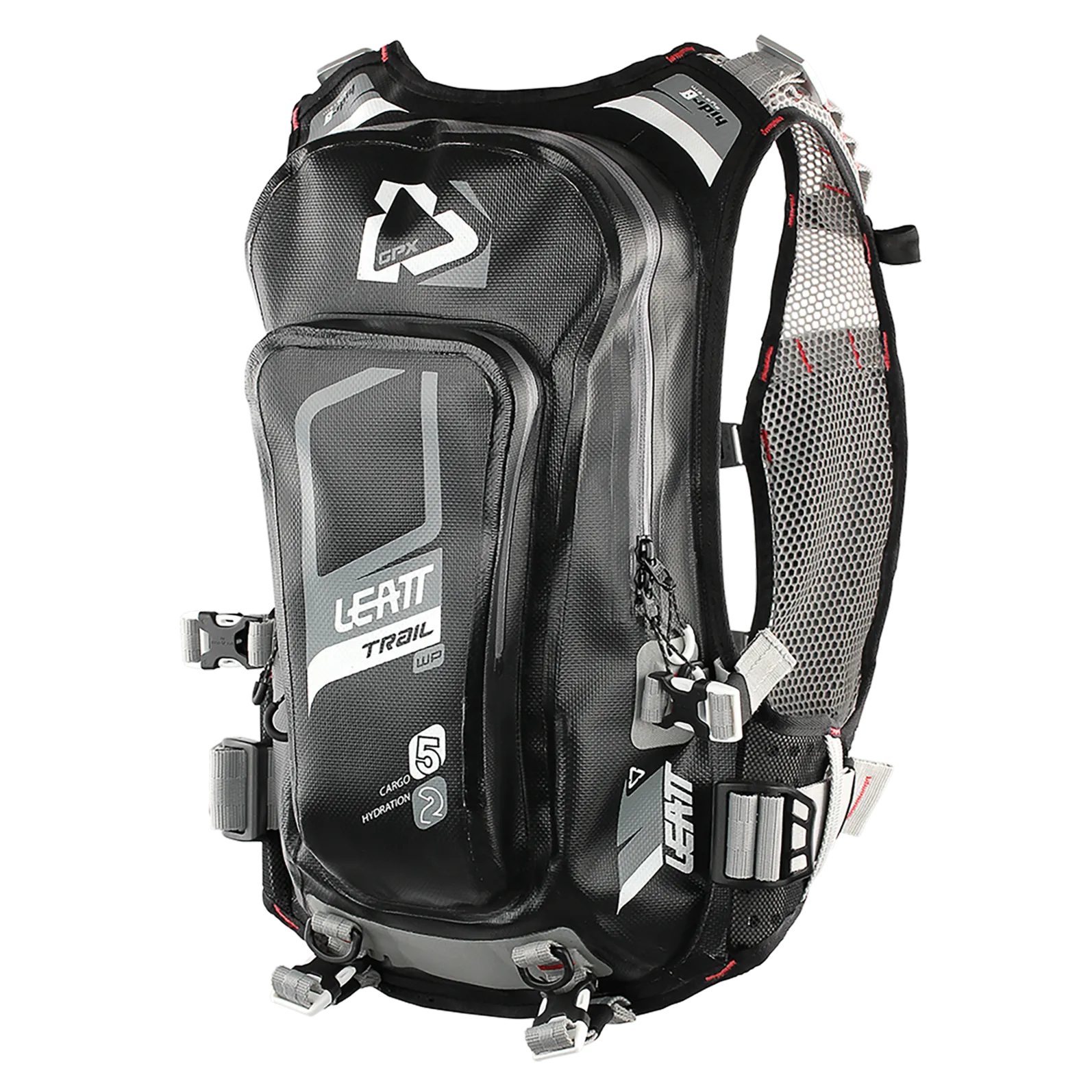 Leatt WP Trail 2.0 Hydration Bag - Black Grey